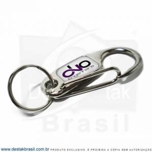 chaveiro personalizado anzol curvado