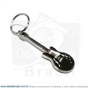 chaveiro personalizado guitarra blues black