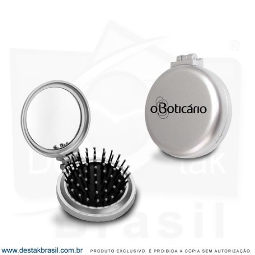 espelho c escova personalizado