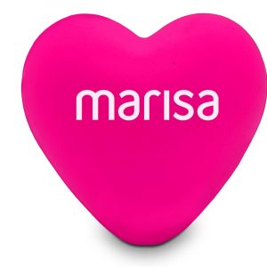 Coração bolinha anti stress personalizadas brinde